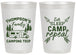 Personalized Family Vacation 20 oz Frosted Cups - Camping Trip | 180016