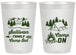 Personalized Family Vacation 20 oz Frosted Cups - Family Camp Out | 180019