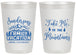 Personalized Family Vacation 20 oz Frosted Cups - Ski Trip Peaks | 180023