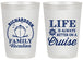 Personalized Family Vacation 20 oz Frosted Cups - Cruise Ship | 180036