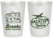 Personalized Family Vacation 20 oz Frosted Cups - Road Trip Plane | 180052