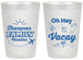 Personalized Family Vacation 20 oz Frosted Cups - Beach | 180056
