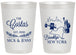 Personalized Wedding 20 oz Frosted Cups - New  York | 181