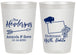 Personalized Wedding 20 oz Frosted Cups - North Dakota | 183
