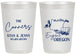 Personalized Wedding 20 oz Frosted Cups - Oregon | 186