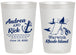 Personalized Wedding 20 oz Frosted Cups - Rhode Island | 188
