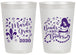Personalized Mardi Gras 20 oz Frosted Cups - Beads And Boobs | 190005