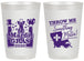 Personalized Mardi Gras 20 oz Frosted Cups - Beads Nola | 190017
