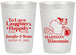 Personalized Wedding 20 oz Frosted Cups - Wisconsin | 198