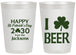 Personalized St Patricks Day 20 oz Frosted Cups - Clover Irish | 200003