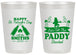 Personalized St Patricks Day 20 oz Frosted Cups - Lets Get The Paddy Started | 200014