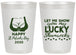 Personalized St Patricks Day 20 oz Frosted Cups - Shamrocks | 200015