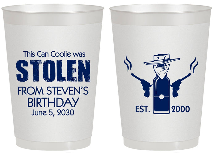Personalized Birthday 20 oz Frosted Cups - 30th | 20007