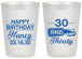 Personalized Birthday 20 oz Frosted Cups - 30 And Thirsty | 20014