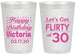 Personalized Birthday 20 oz Frosted Cups - Flirty At 30 | 20015