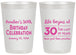 Personalized Birthday 20 oz Frosted Cups - 30th The Last 29 Years | 20019