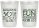 Personalized Birthday 20 oz Frosted Cups - 30th Three Decades Of Fun | 20020