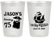 Personalized Birthday 20 oz Frosted Cups - 75th Shipwrecked | 20029