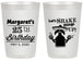 Personalized Birthday 20 oz Frosted Cups - 25th Fiesta | 20035