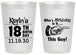 Personalized Birthday 20 oz Frosted Cups - 18th | 20046
