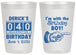 Personalized Birthday 20 oz Frosted Cups - 40th | 20047