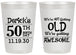 Personalized Birthday 20 oz Frosted Cups - 50th | 20052