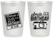 Personalized Birthday 20 oz Frosted Cups - 25th | 20053