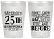 Personalized Birthday 20 oz Frosted Cups - 25th | 20054
