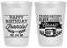Personalized Birthday 20 oz Frosted Cups - 60th Classic Tv | 20057