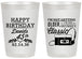 Personalized Birthday 20 oz Frosted Cups - 45th Cassette Tape | 20059