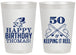 Personalized Birthday 20 oz Frosted Cups - 50th Keeping It Reel | 20066