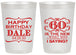 Personalized Birthday 20 oz Frosted Cups - 60th | 20070