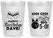 Personalized Birthday 20 oz Frosted Cups - 50th Bowing | 20071