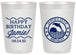 Personalized Birthday 20 oz Frosted Cups - 25th Dolphins | 20077