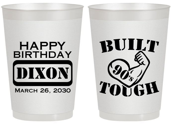 Personalized Birthday 20 oz Frosted Cups - Built Tough | 20078