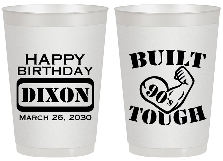 Personalized Birthday 20 oz Frosted Cups - Built Tough | 20078