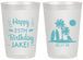 Personalized Birthday 20 oz Frosted Cups - 25th Beach | 20079