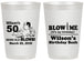 Personalized Birthday 20 oz Frosted Cups - 50th | 20085