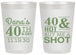 Personalized Birthday 20 oz Frosted Cups - 40th | 20086