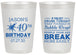 Personalized Birthday 20 oz Frosted Cups - 40th | 20088