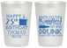 Personalized Birthday 20 oz Frosted Cups - 25th | 20091