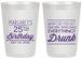 Personalized Birthday 20 oz Frosted Cups - 25th | 20093