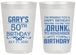 Personalized Birthday 20 oz Frosted Cups - 50th | 20095