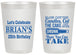 Personalized Birthday 20 oz Frosted Cups - 25th | 20100