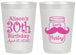Personalized Birthday 20 oz Frosted Cups - 30th | 20104