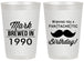 Personalized Birthday 20 oz Frosted Cups - 40th | 20119