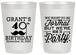 Personalized Birthday 20 oz Frosted Cups - 40th | 20130