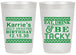 Personalized Birthday 20 oz Frosted Cups - Christmas Eat Drink Tacky | 20137