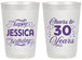 Personalized Birthday 20 oz Frosted Cups - Cheers To 30 Years | 20142