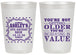 Personalized Birthday 20 oz Frosted Cups - 30th | 20149